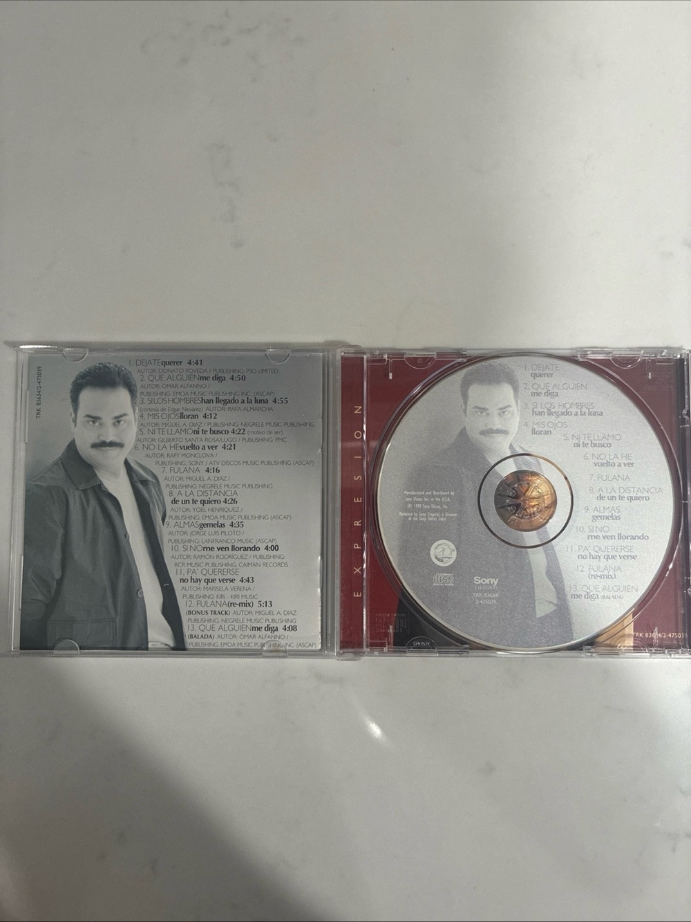 Gilberto Santa Rosa - Expresion CD - Picture 2 of 3